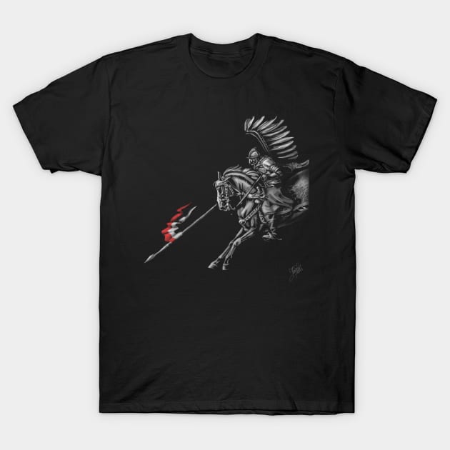 Polish Winged Hussar T-Shirt by ThunderboltFire